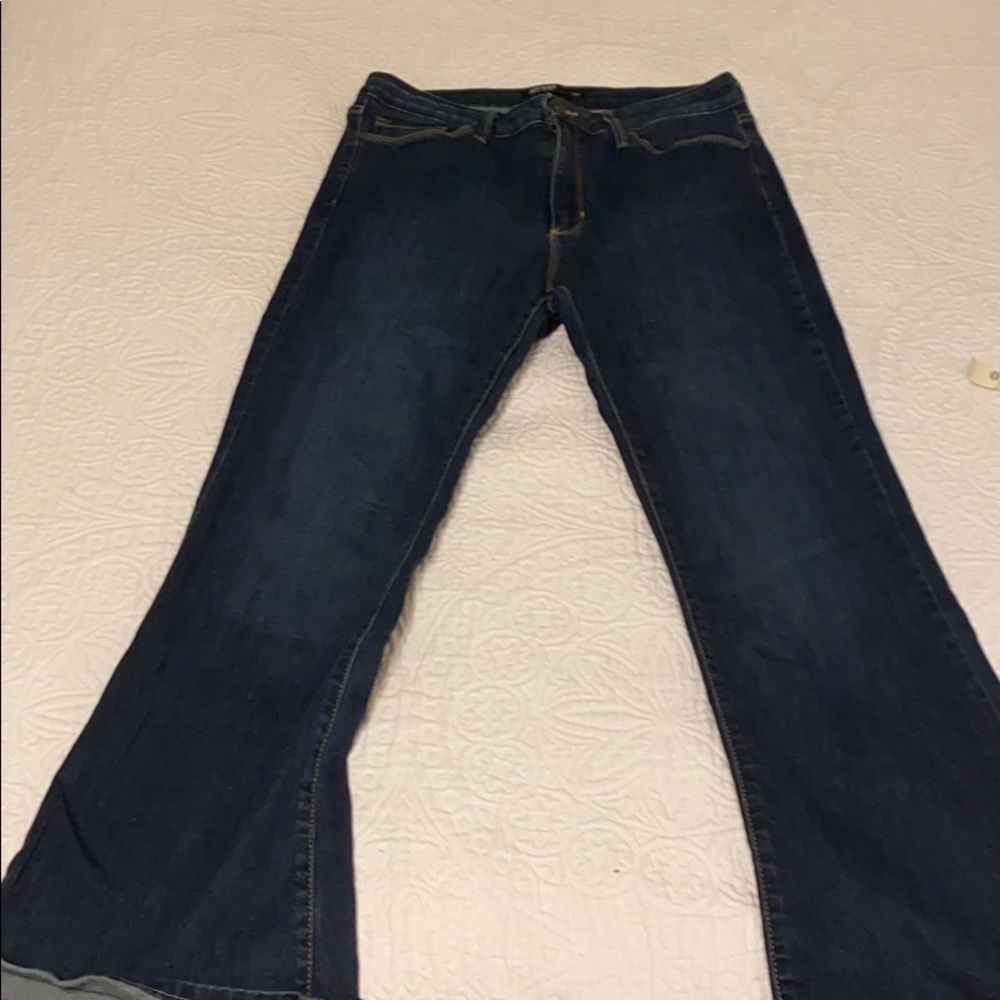 JUST BLACK bootcut petite jeans